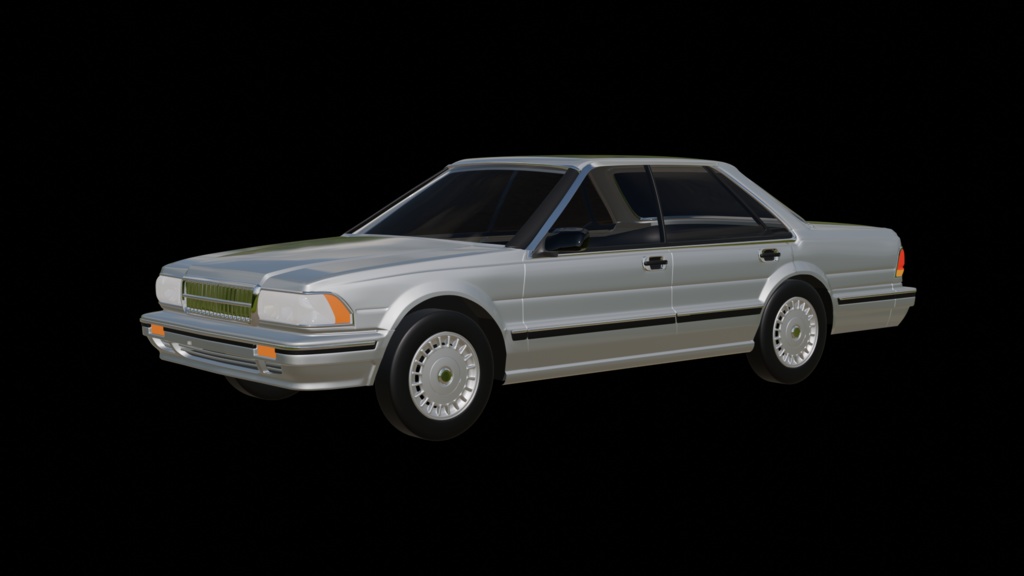 【3D素材】セドリック　y31　ハードトップ　 blender file