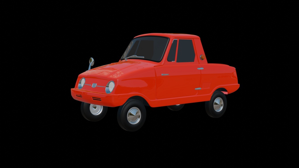 【3D素材】コニーグッピー　 blender file