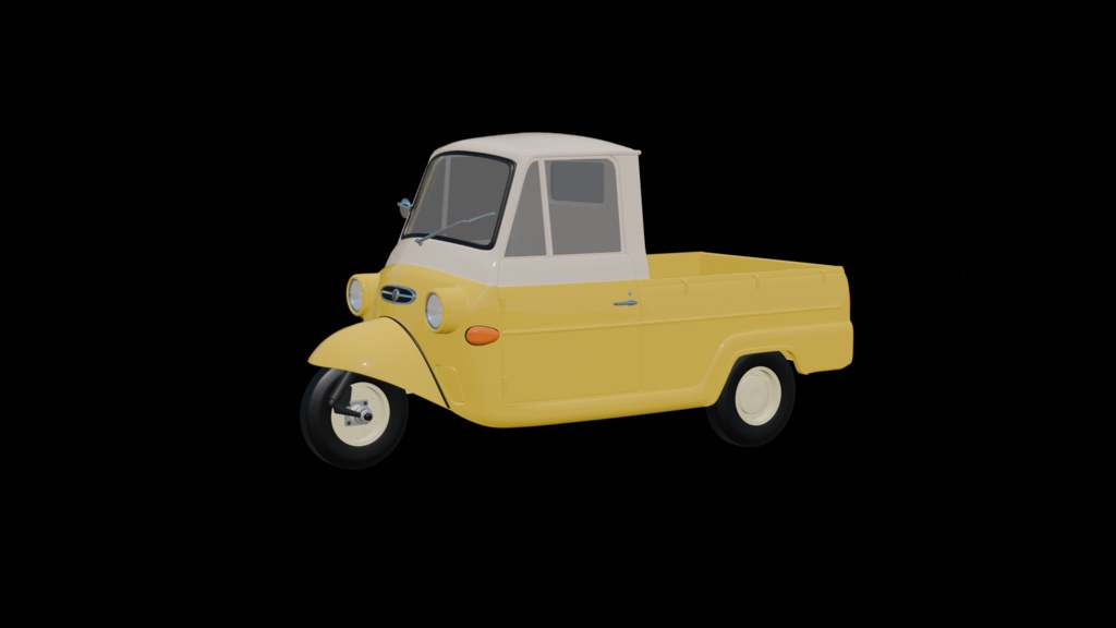 【3D素材】3輪　レオ　 blender file