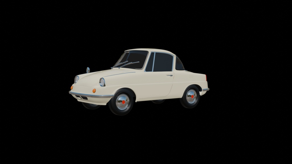 【3D素材】　R360　クーペ　 blender file