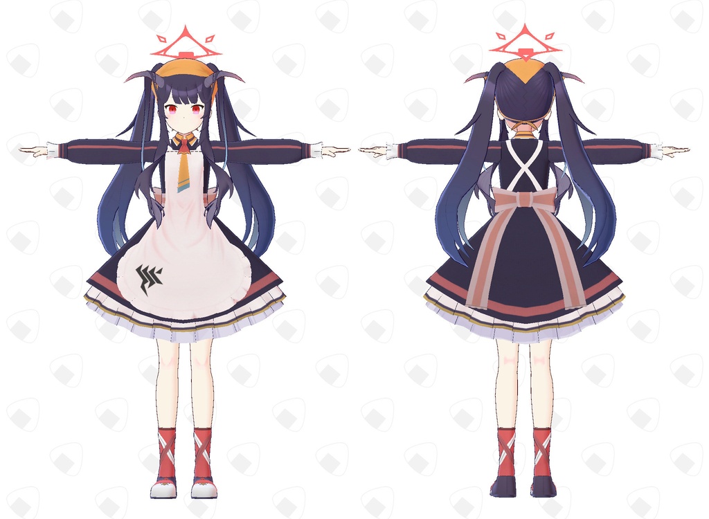 【ブルアカMMD&VRChat】愛清フウカv1.3