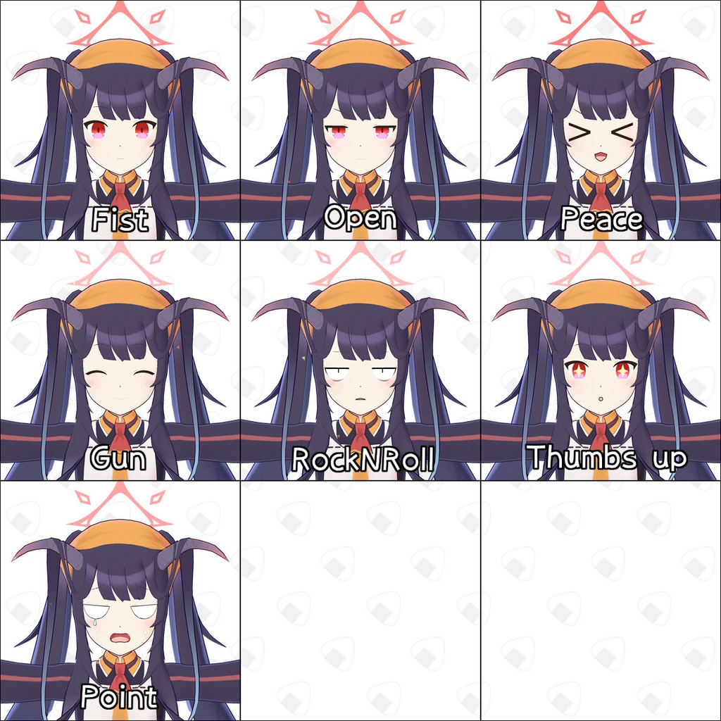 【ブルアカMMD&VRChat】愛清フウカv1.3