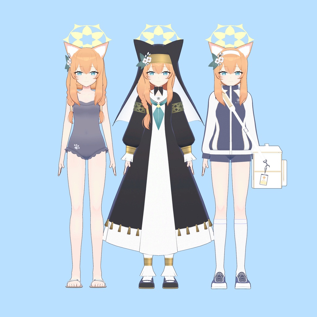 【ブルアカMMD&VRChat】伊落マリー