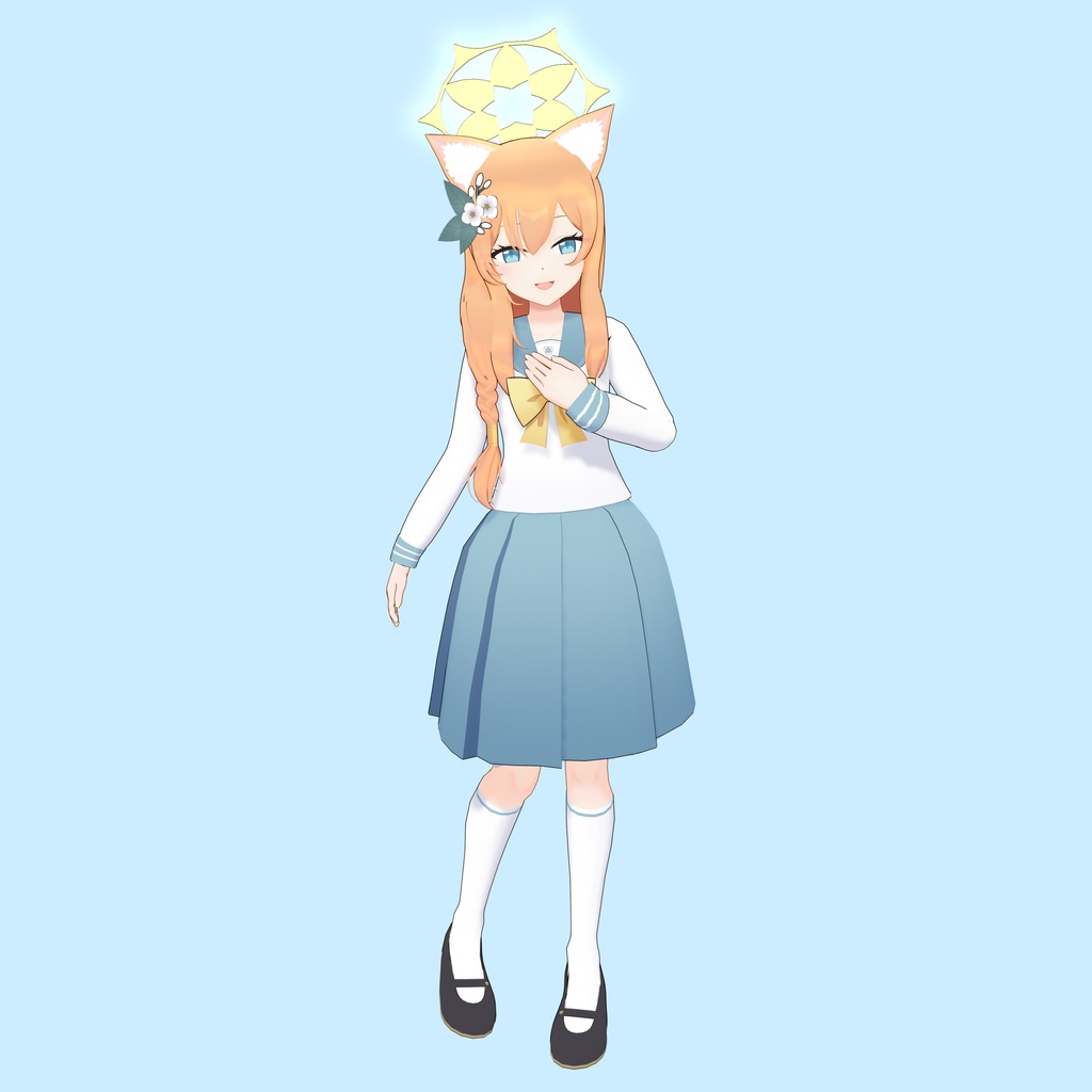 【ブルアカMMD&VRChat】伊落マリー