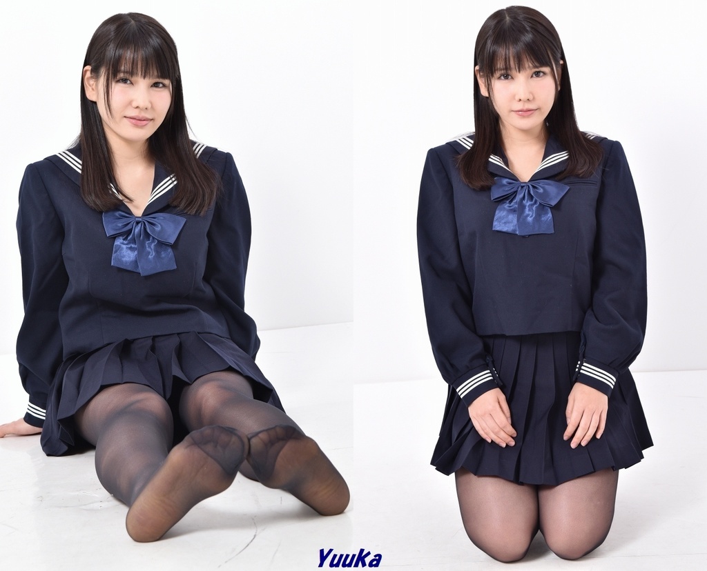 セーラー服&黒ストッキング/新垣優香