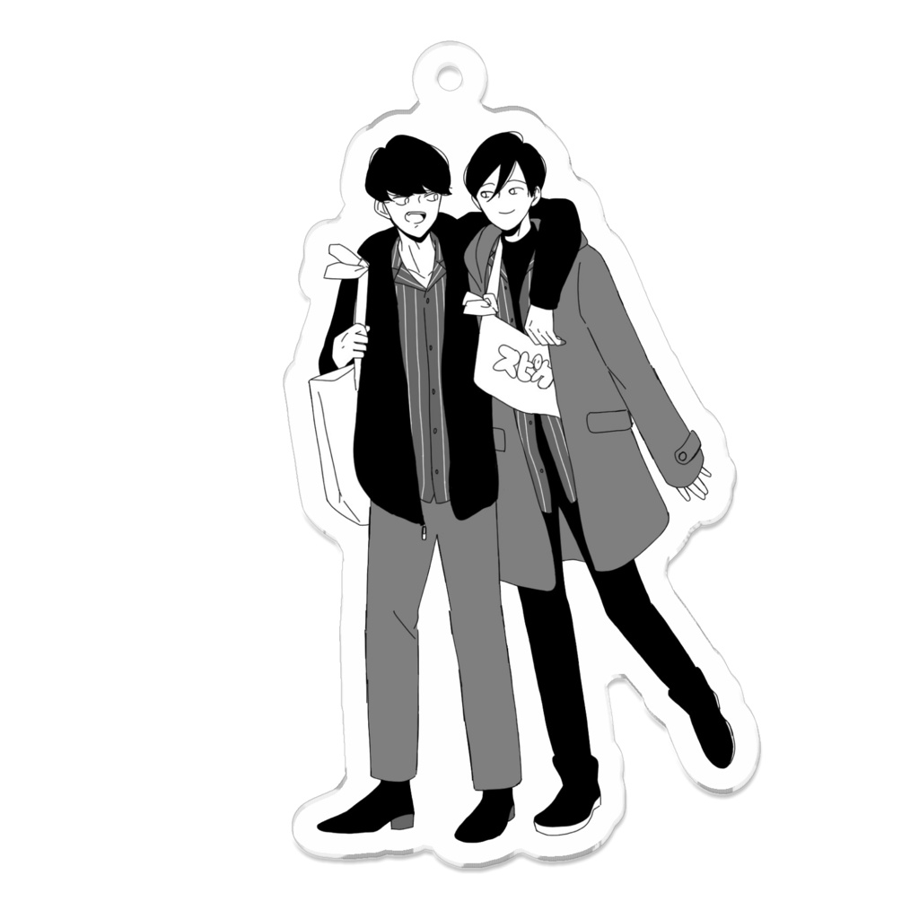 アクリルキーホルダー(ユージとモリさん)