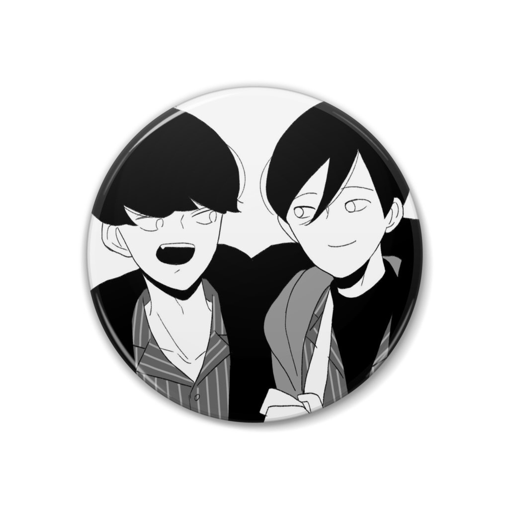 缶バッジ(ユージとモリさん)