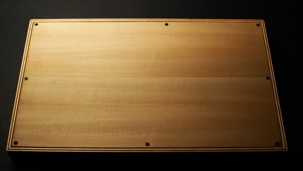 木製キーボード型アケコン スペース分割タイプ