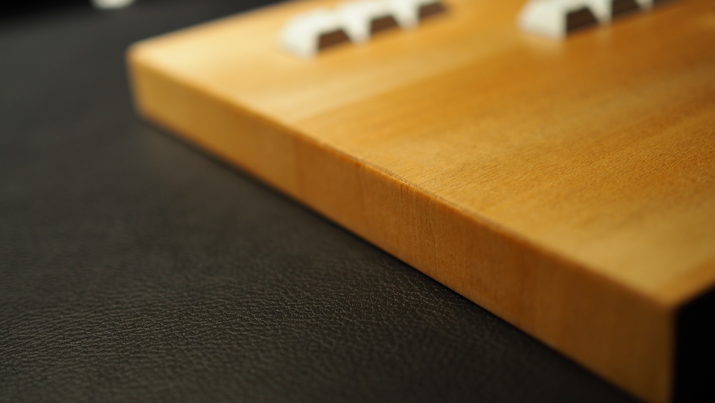 木製キーボード型アケコン スペース分割タイプ