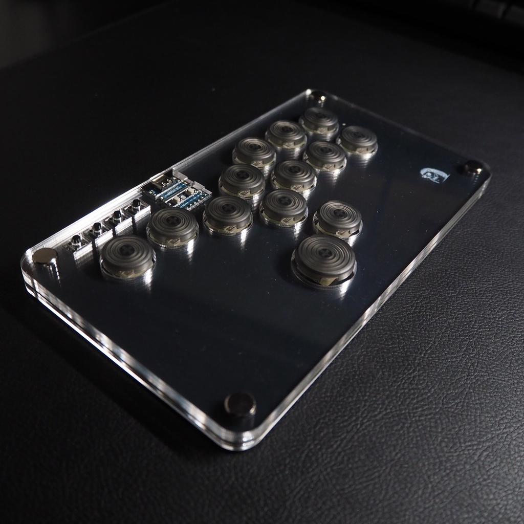 アクリル製ミニレバーレス　13ボタン