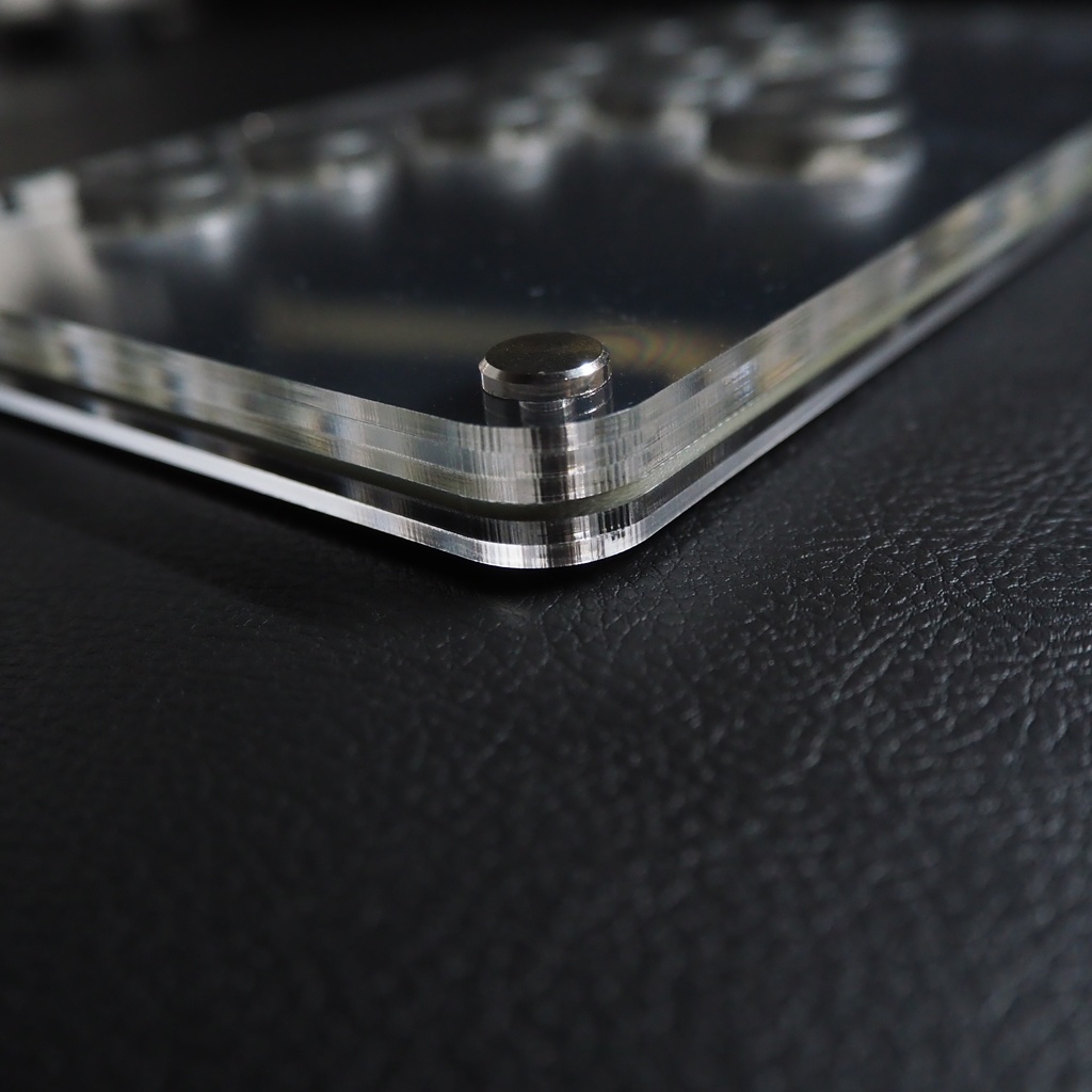 アクリル製ミニレバーレス 13ボタン