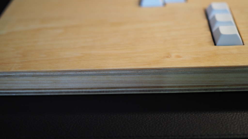 木製キーボード型アケコン ナチュラル