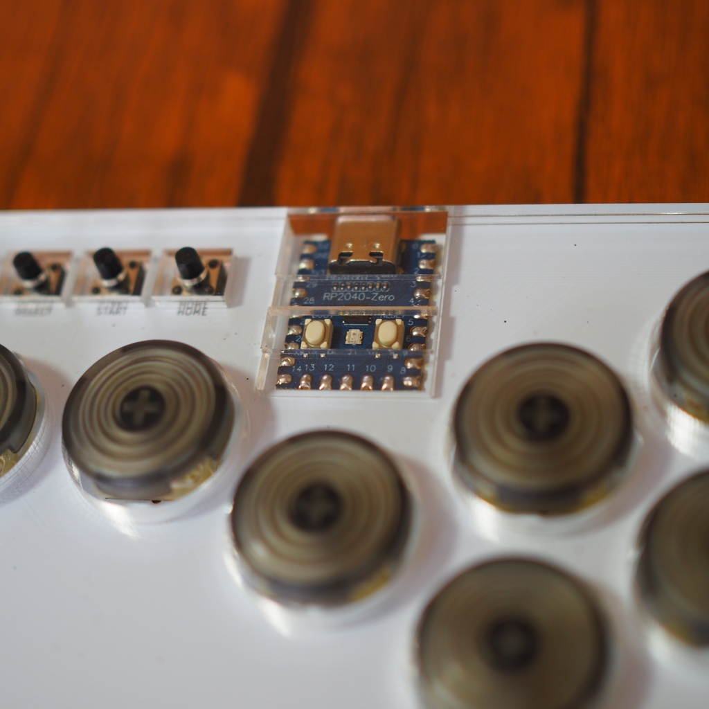 【LED】アクリルコンパクトレバーレス13ボタン