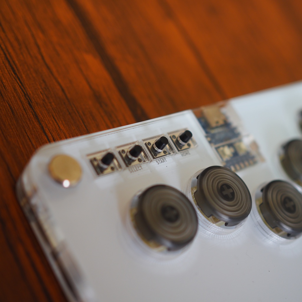 【LED】アクリルコンパクトレバーレス13ボタン