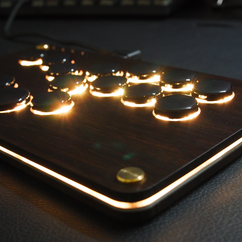 【数量限定】木製ミニレバーレスコントローラー 本紫壇