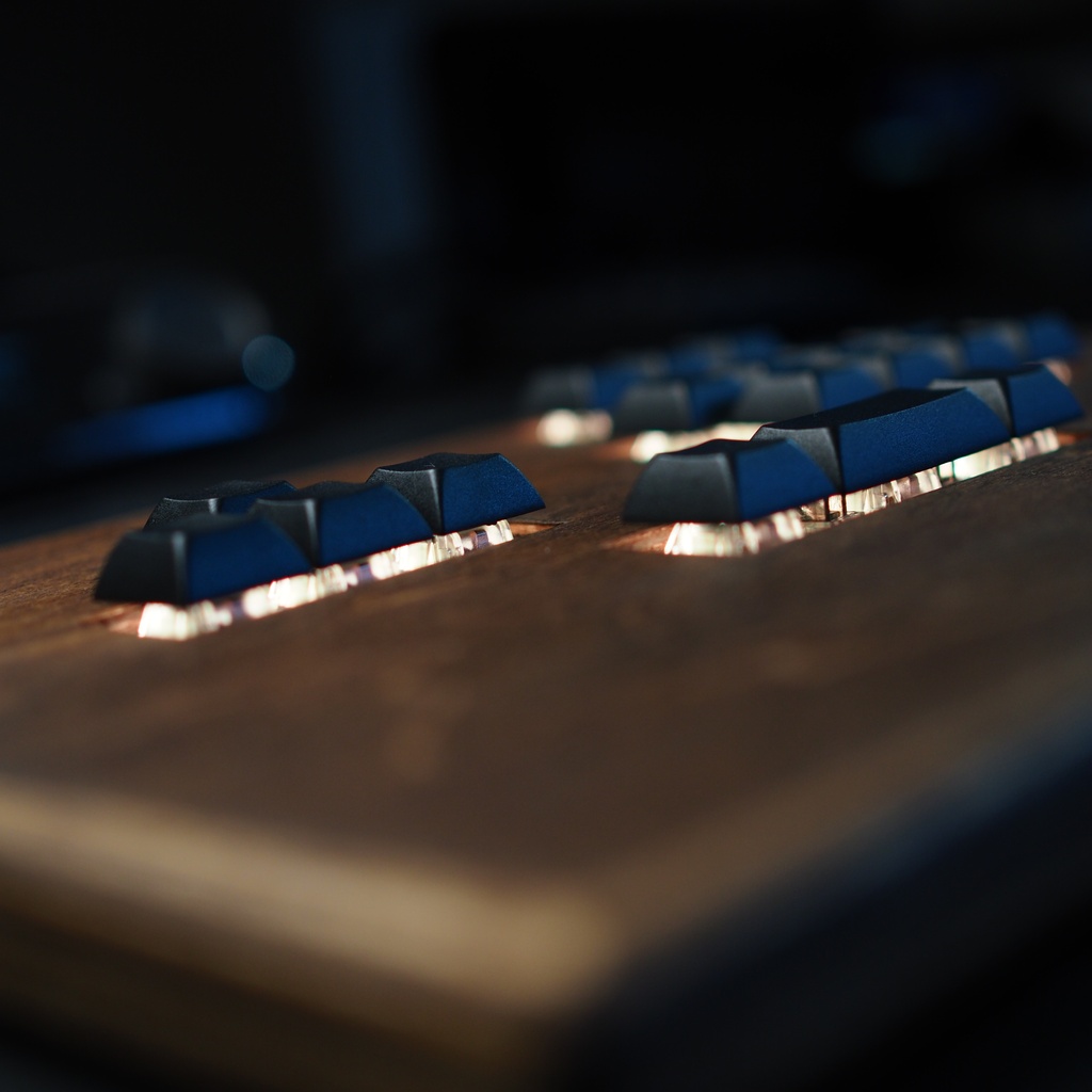 木製キーボード型レバーレス ダークウォルナット