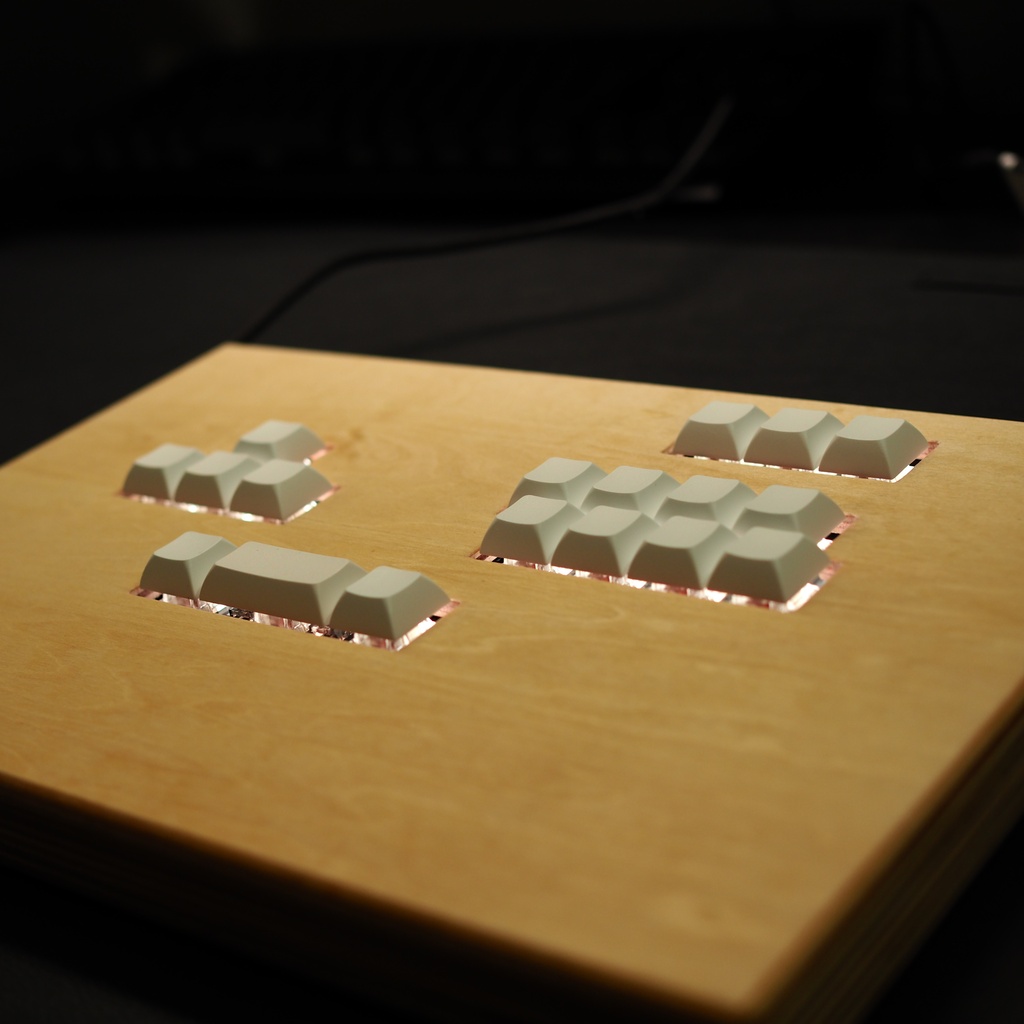 木製キーボード型レバーレス ナチュラル