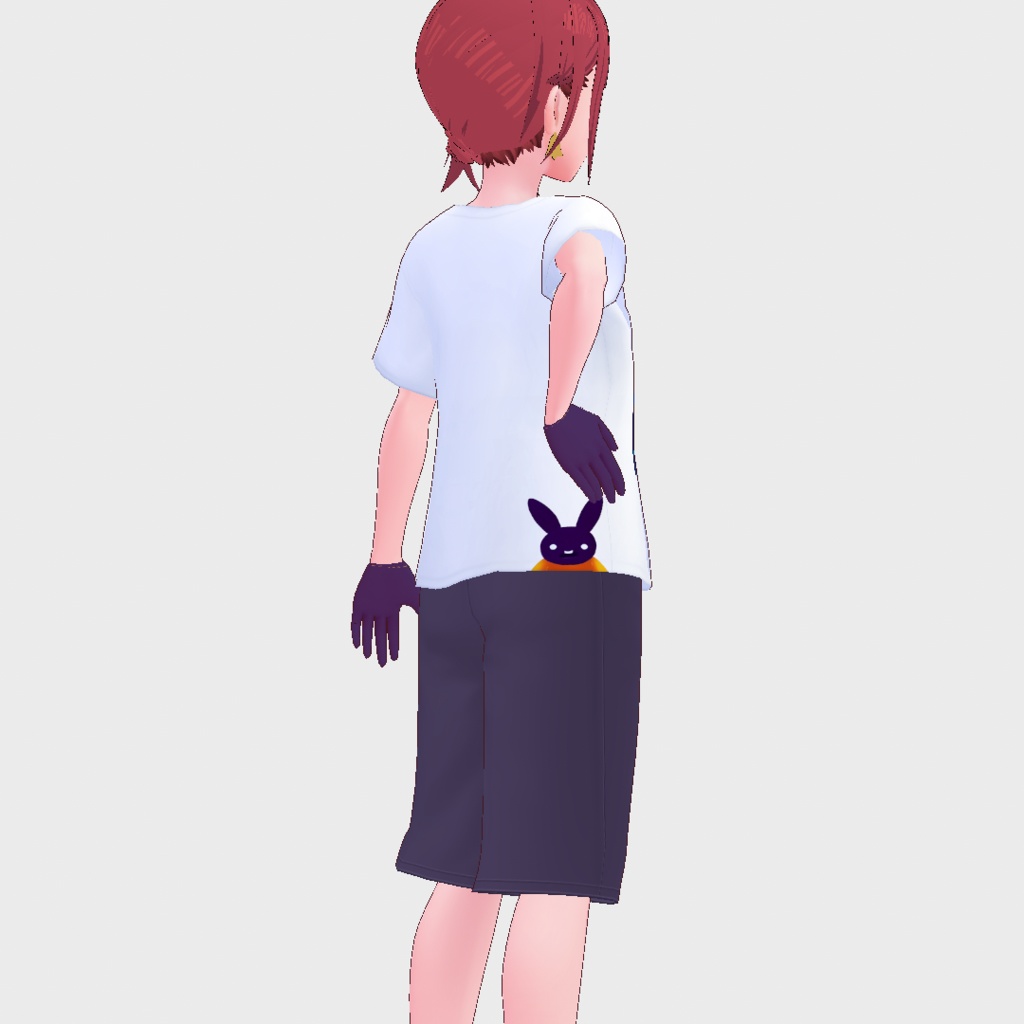 【VRoid】宇宙うさぎ Tシャツ【無料】