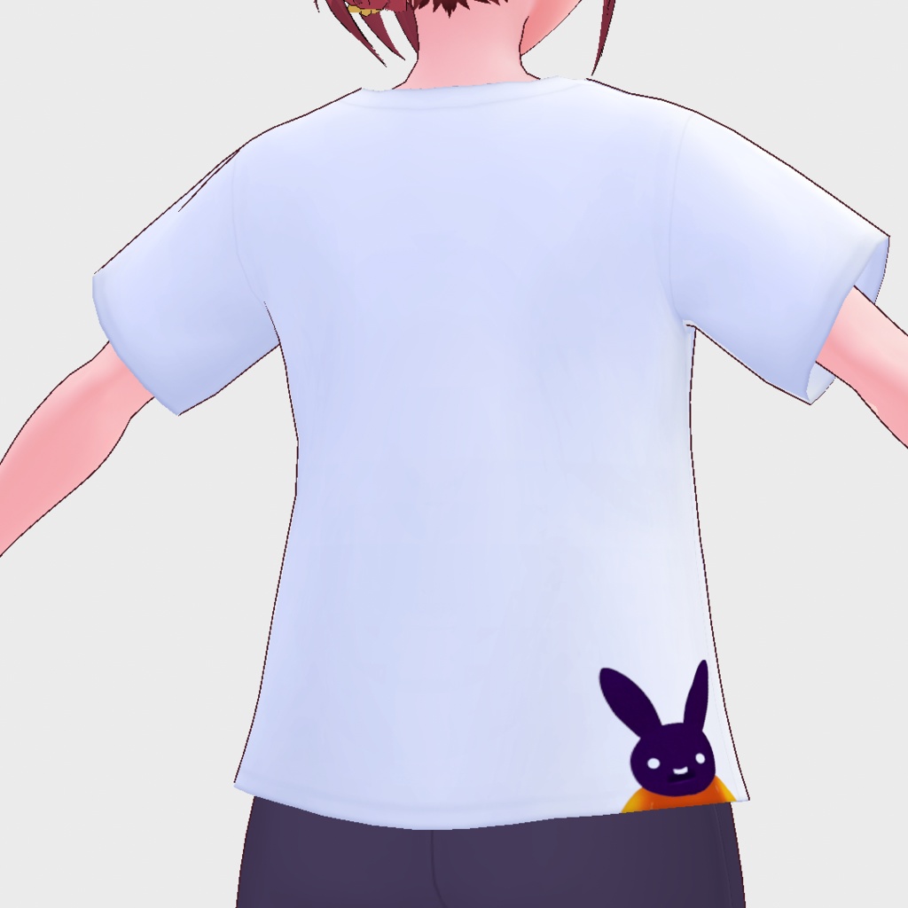 【VRoid】宇宙うさぎ Tシャツ【無料】