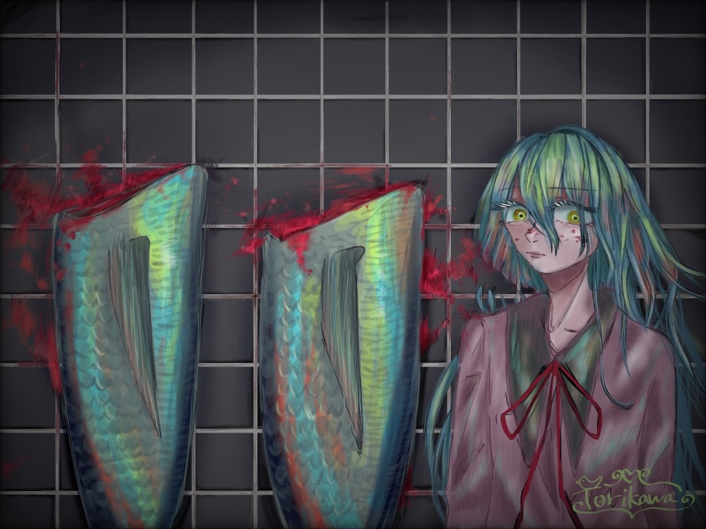 しんださかな ポストカード