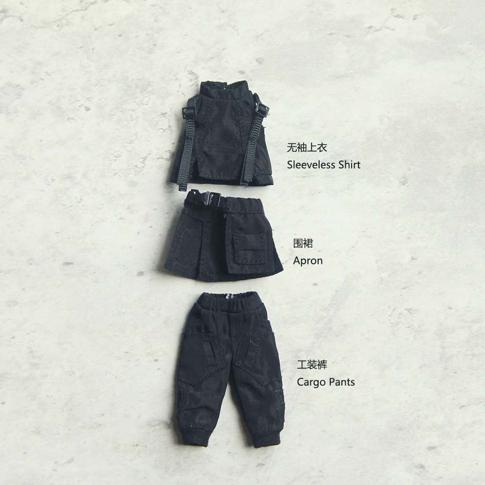 SK Couture Agent I ノースリーブトップス, エプロン, パンツ オビツ11 Piccodo 9,10, Obitsu 11