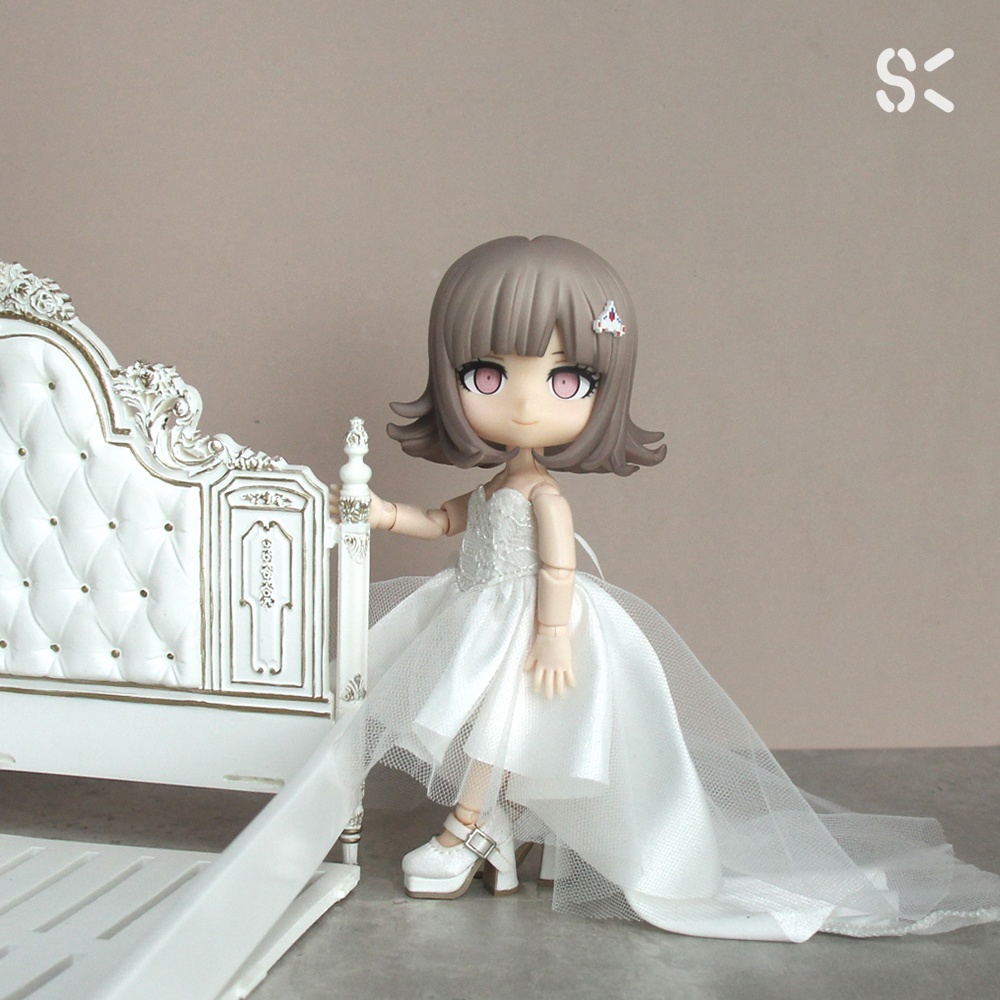 SK Couture シルクトレインロングスカート オビツ11 Piccodo 9,10, Obitsu 11, UFDdoll