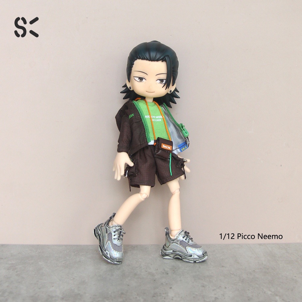 SK Couture 16-22cm Doll フライトジャケット スポーツシューズ Obitsu 22 Pico Neemo