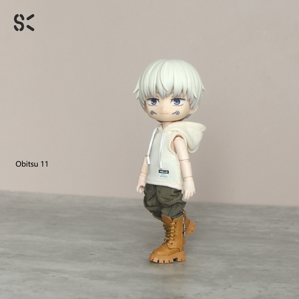 SK Couture カーゴブーツ オビツ11 Piccodo 9,10, Obitsu 11, 15-17cm doll