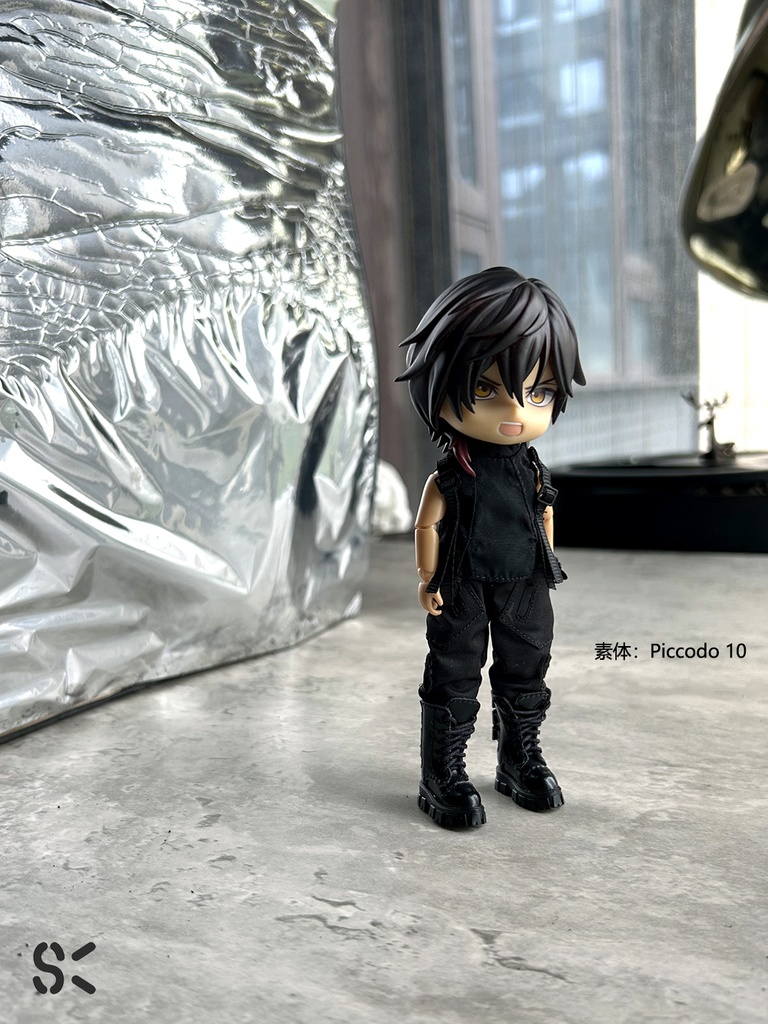 SK Couture カーゴブーツ オビツ11 Piccodo 9,10, Obitsu 11, 15-17cm doll