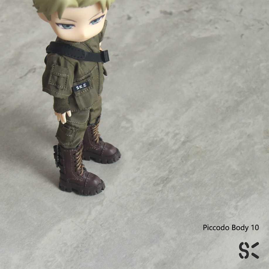 SK Couture カーゴブーツ オビツ11 Piccodo 9,10, Obitsu 11, 15-17cm doll