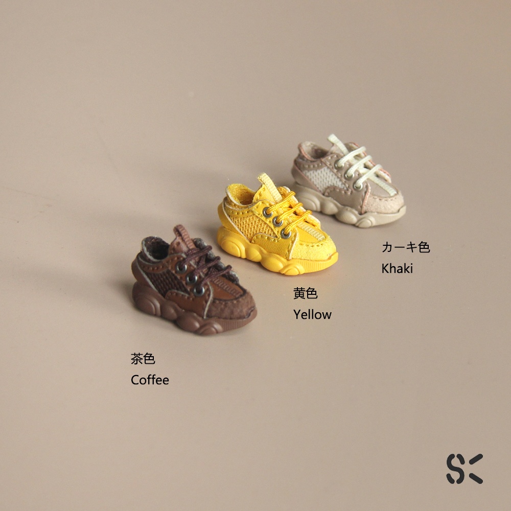 SK Couture クマのスニーカー オビツ11 Piccodo 9,10, Obitsu 11 1/12 UFDoll GSC Doll