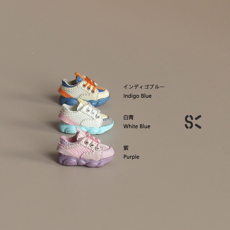 SK Couture クマのスニーカー オビツ11 Piccodo 9,10, Obitsu 11 1/12 UFDoll GSC Doll