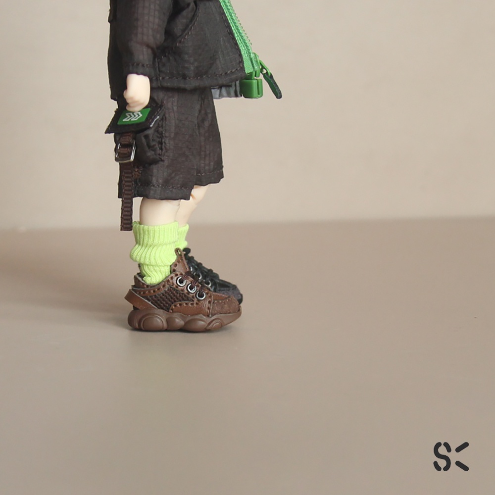 SK Couture クマのスニーカー オビツ11 Piccodo 9,10, Obitsu 11 1/12 UFDoll GSC Doll