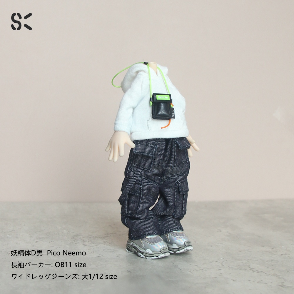 SK Couture 長袖パーカー オビツ11 Piccodo 9,10, Obitsu 11 1/12 Pico Neemo