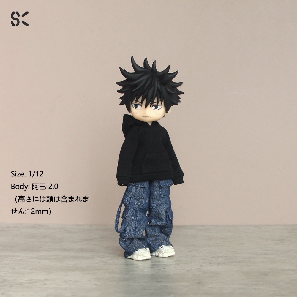 SK Couture 長袖パーカー オビツ11 Piccodo 9,10, Obitsu 11 1/12 Pico Neemo