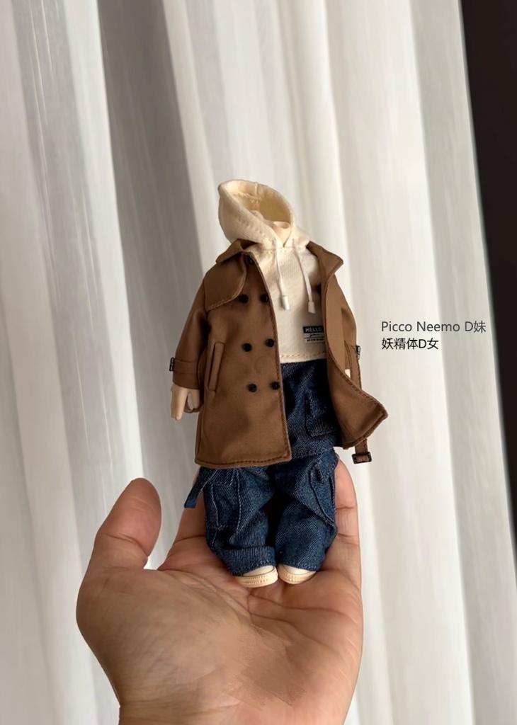 SK Couture ロングトレンチコート オビツ11 Piccodo 9,10, Obitsu 11 UFDoll