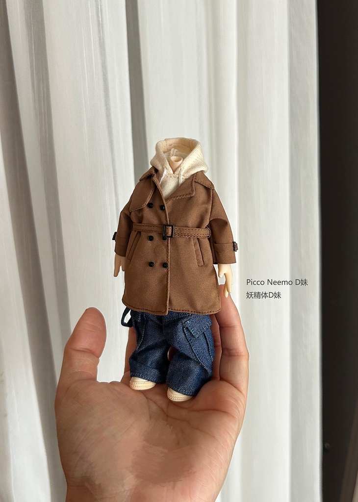 SK Couture ロングトレンチコート オビツ11 Piccodo 9,10, Obitsu 11 UFDoll