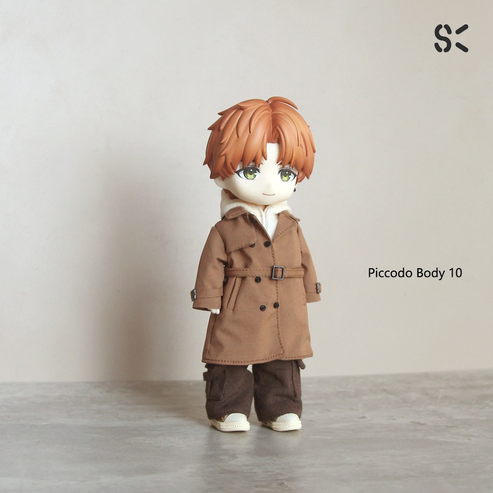 SK Couture ロングトレンチコート オビツ11 Piccodo 9,10, Obitsu 11 UFDoll