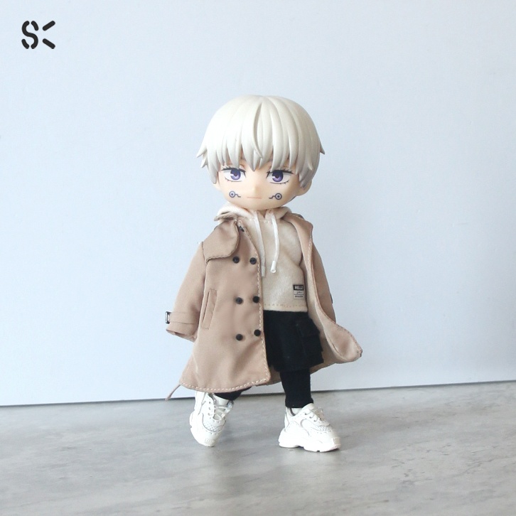 SK Couture ロングトレンチコート オビツ11 Piccodo 9,10, Obitsu 11 UFDoll