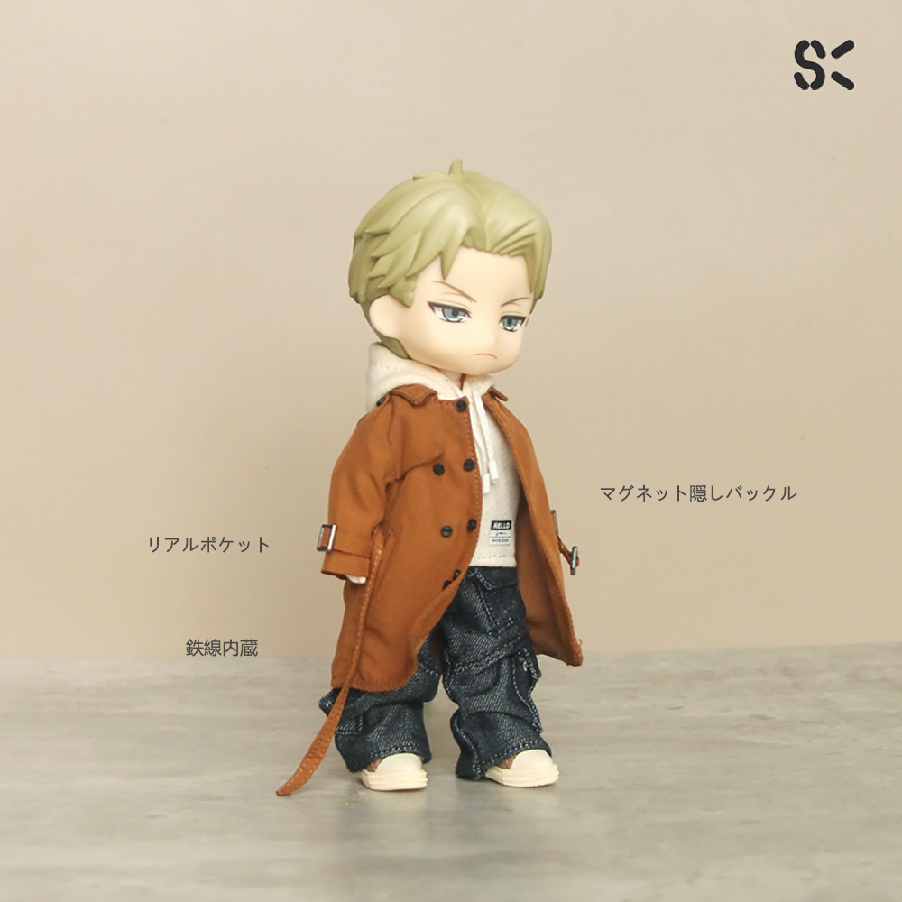 SK Couture ロングトレンチコート オビツ11 Piccodo 9,10, Obitsu 11 UFDoll