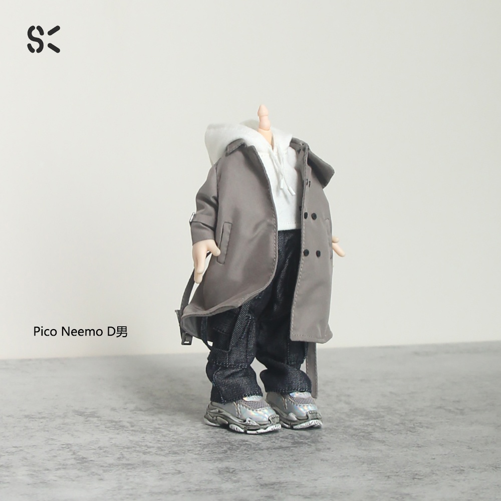 SK Couture ロングトレンチコート 大1/12 阿巳2 Pico Neemo D男
