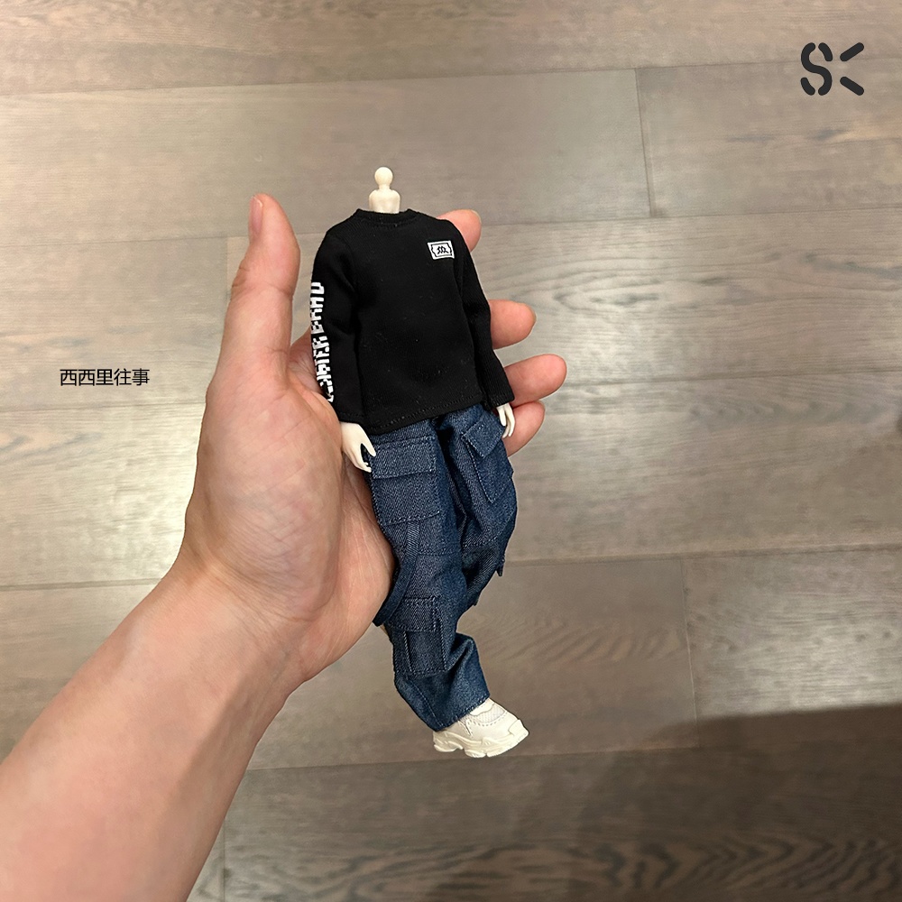 SK Couture ワイドレッグジーンズ 北冥8分 西西里往事