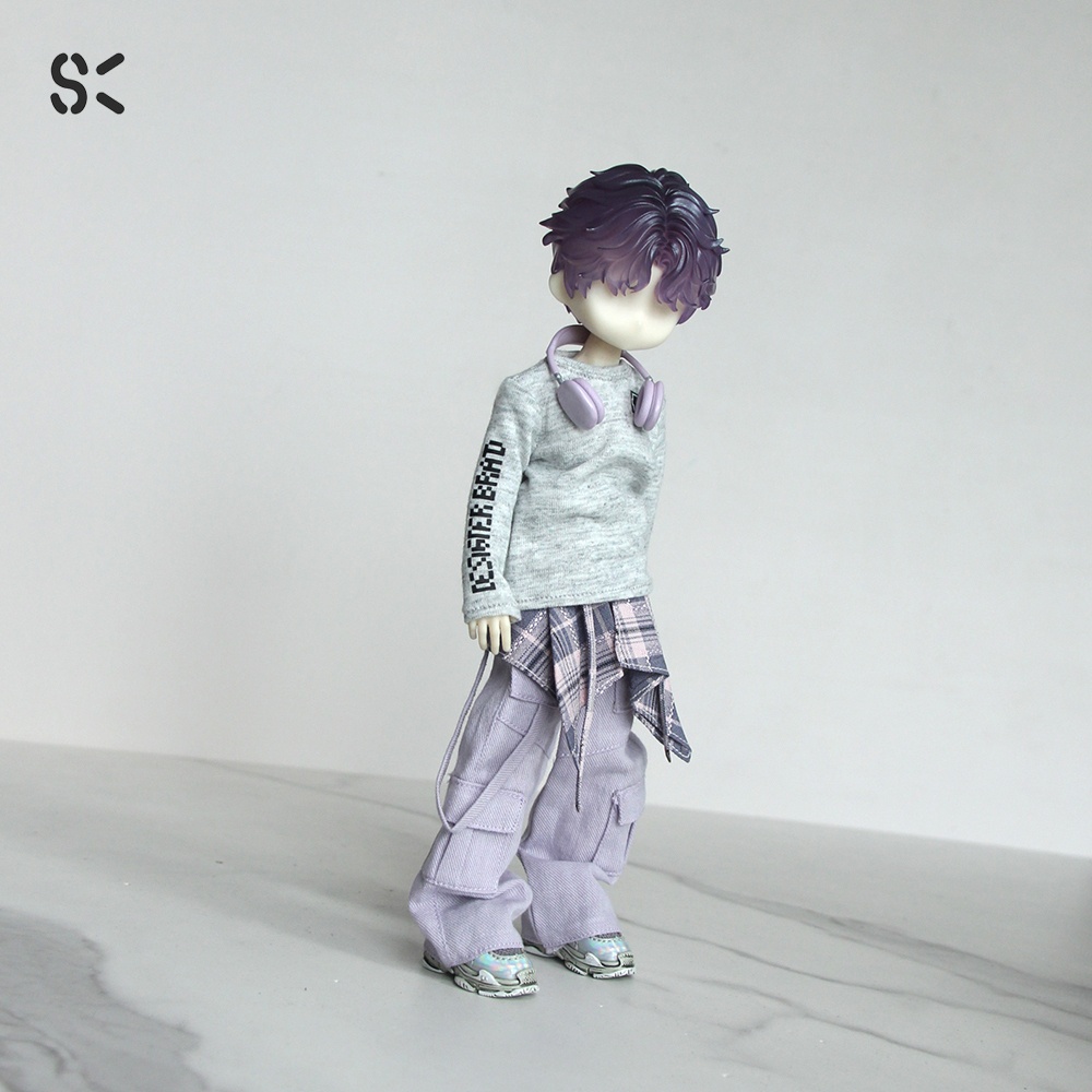 SK Couture ワイドレッグジーンズ 北冥8分 西西里往事