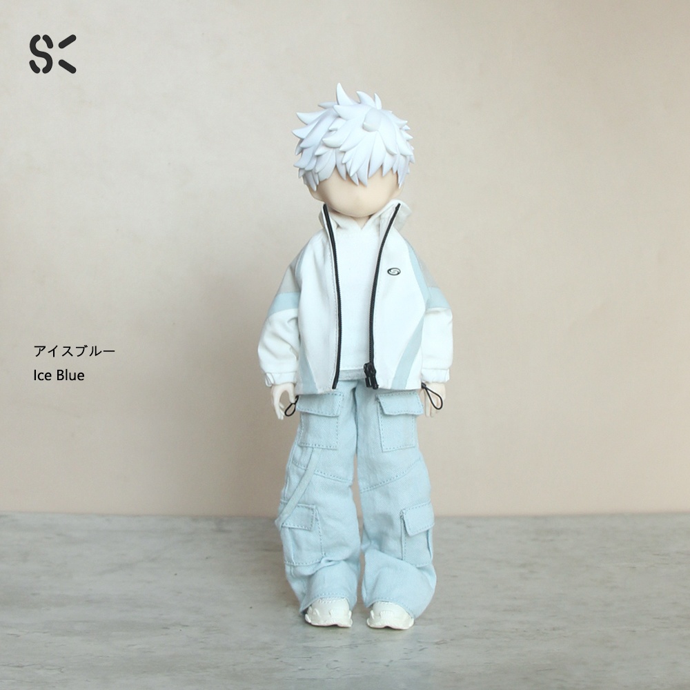 SK Couture ワイドレッグジーンズ 北冥8分 西西里往事