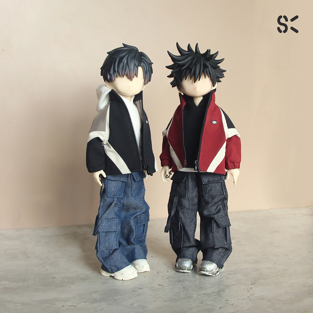 SK Couture ワイドレッグジーンズ 北冥8分 西西里往事