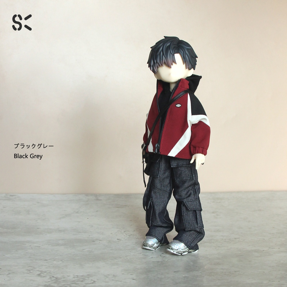 SK Couture ワイドレッグジーンズ 北冥8分 西西里往事