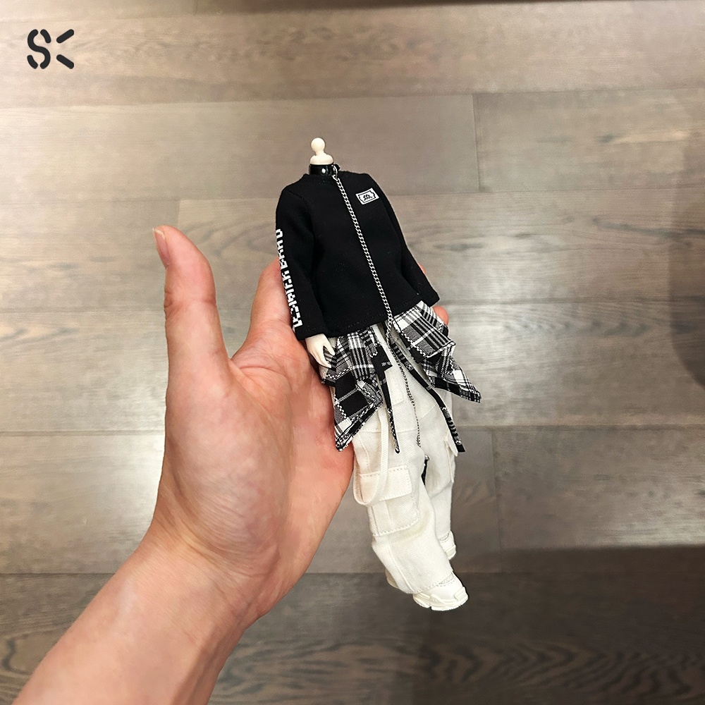 SK Couture ワイドレッグジーンズ 北冥8分 西西里往事