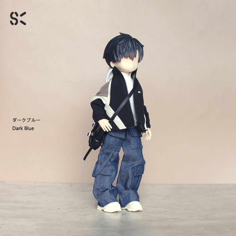 SK Couture ワイドレッグジーンズ 北冥8分 西西里往事