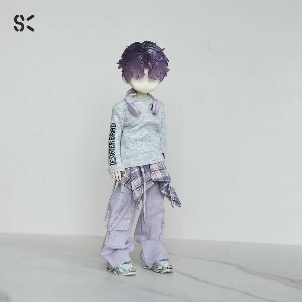 SK Couture ワイドレッグジーンズ 北冥8分 西西里往事