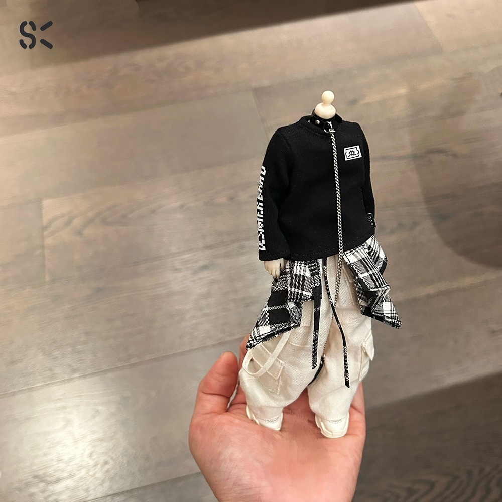 SK Couture ワイドレッグジーンズ 北冥8分 西西里往事